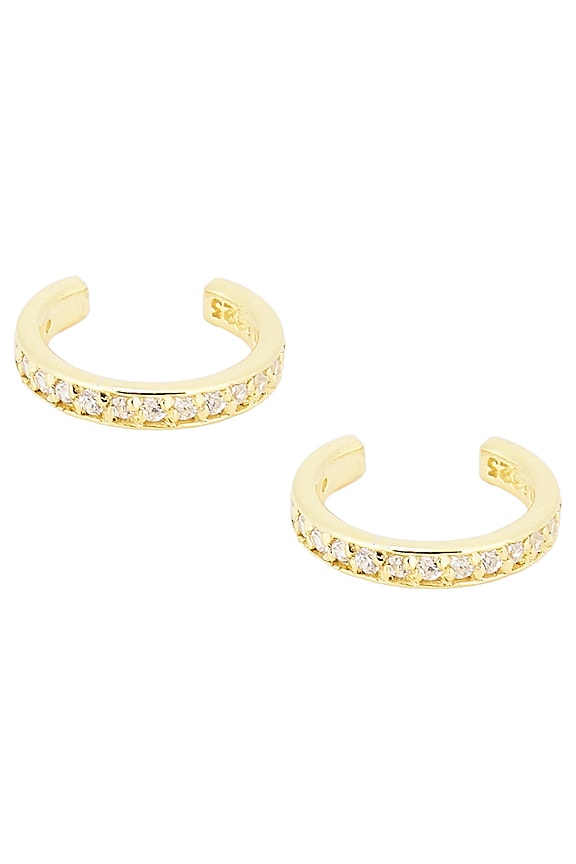 view 2 of 3 Lumen Ear Cuff Earrings in Gold