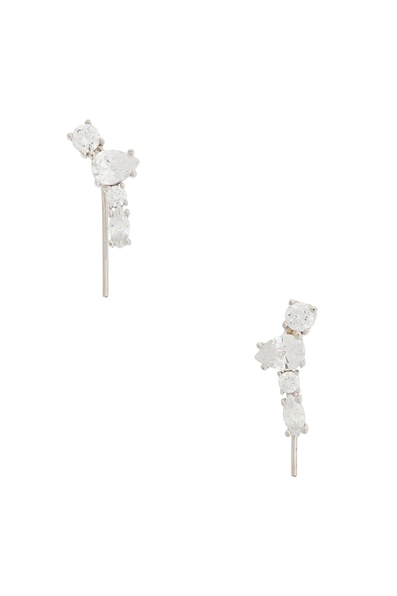 view 1 of 2 Luna Earrings in Silver