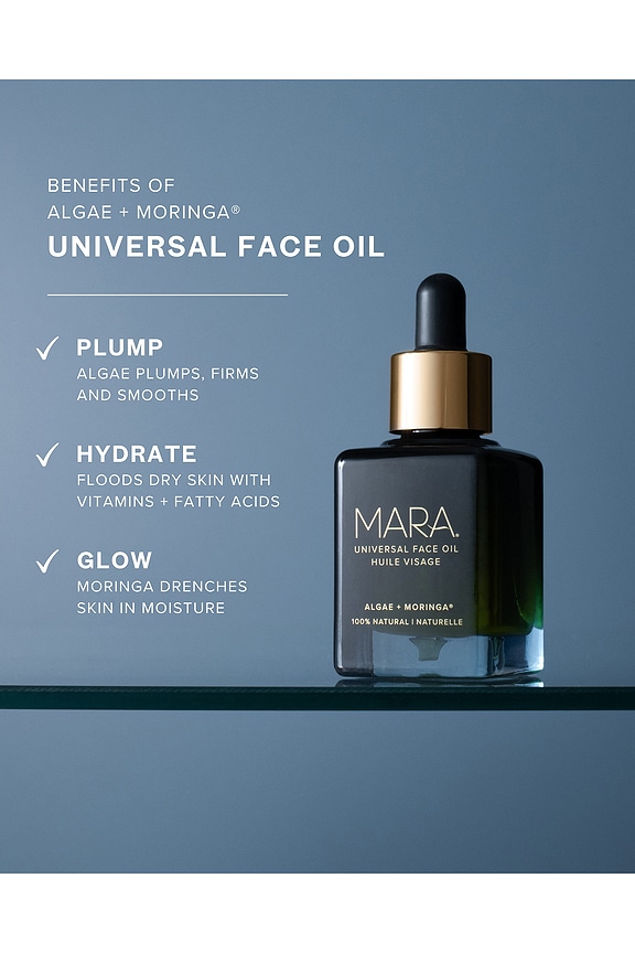 view 2 of 7 ACEITE DE LA CARA ALGAE + MORINGA UNIVERSAL FACE OIL 15ML in 