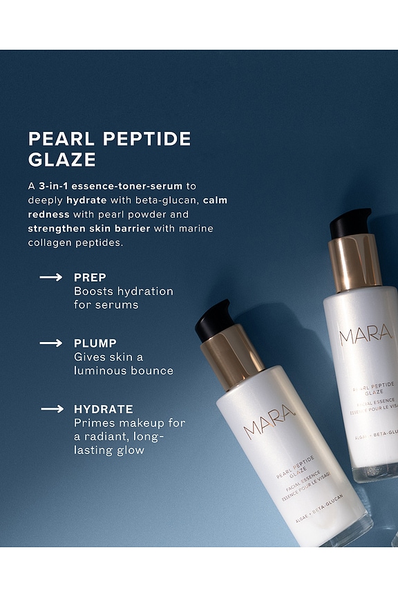 view 2 of 10 ESSENCE POUR LE VISAGE ALGAE + BETA-GLUCAN PEARL PEPTIDE GLAZE FACIAL ESSENCE in 