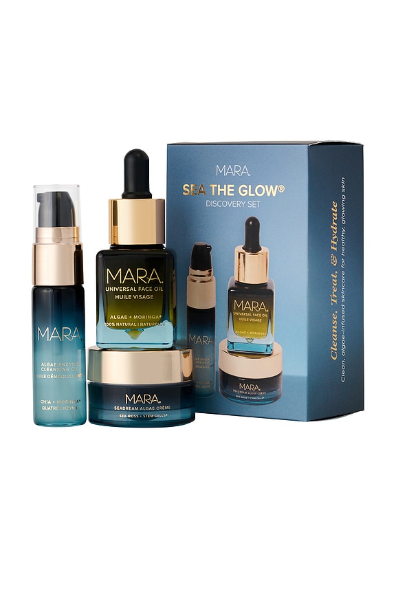 view 1 of 10 Sea The Glow Discovery Skincare Gift Set in 