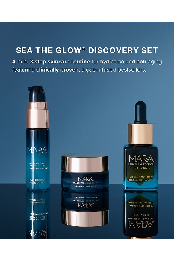 view 2 of 10 Sea The Glow Discovery Skincare Gift Set in 