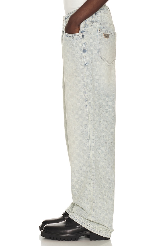 view 2 of 6 Monogram Ocean Washed Jeans in Pale Blue