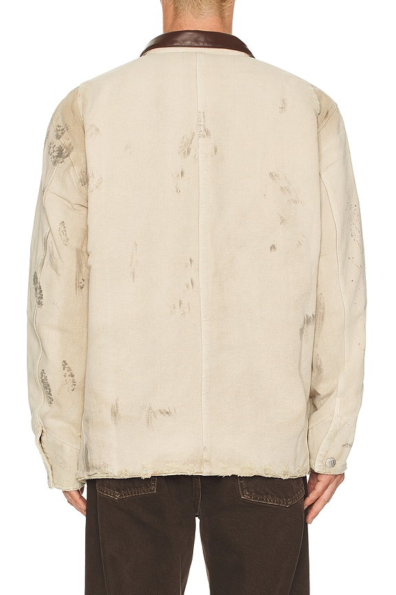 view 2 of 5 Marfa Twill Work Jacket in Dusted White