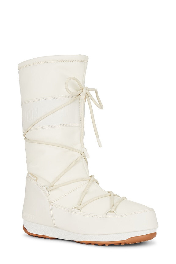 view 2 of 2 САПОГИ HIGH RUBBER in Cream