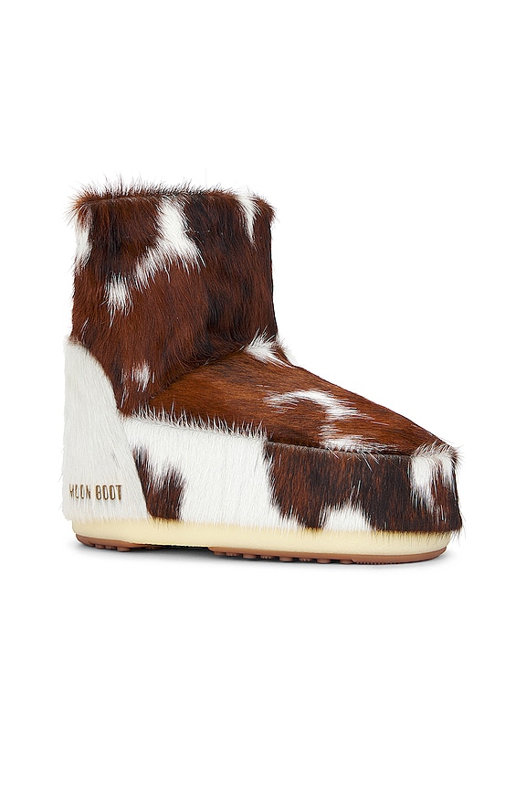 view 2 of 5 Icon Low Boot in Cow Print