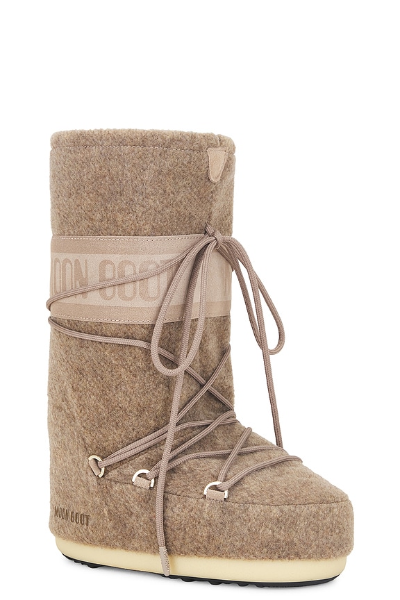 view 2 of 5 Icon Felt Boot in Beige Melange