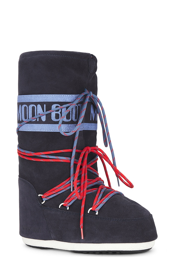 view 2 of 5 Icon Laces Boot in Blue Navy