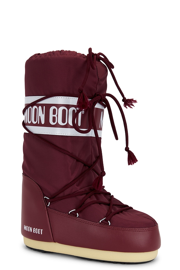 view 2 of 5 Icon Nylon Boot in Burgundy