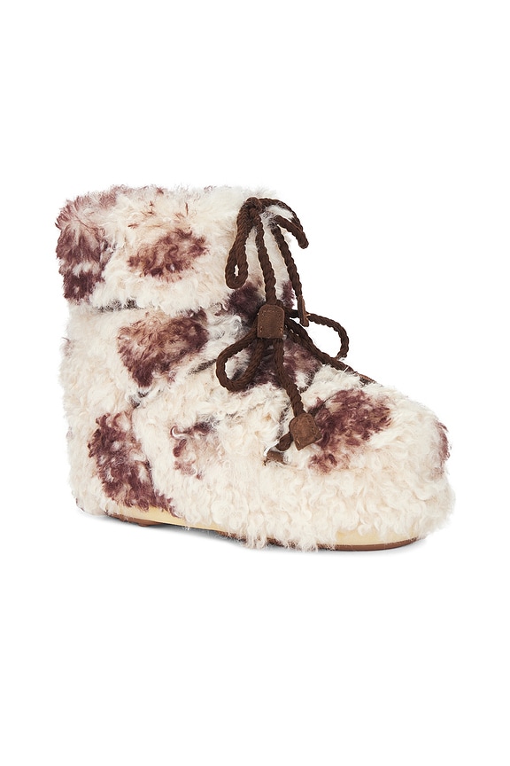 view 2 of 5 Icon Low Curly Boot in Cow