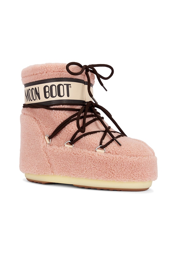 view 2 of 5 BOTTINES ICON LOW FLEECE in Pink