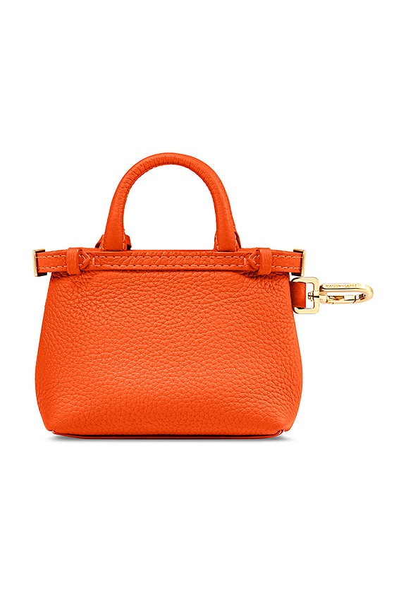 view 2 of 4 Sabrémoji Petite Palais Bag Charm in Manhattan Orange