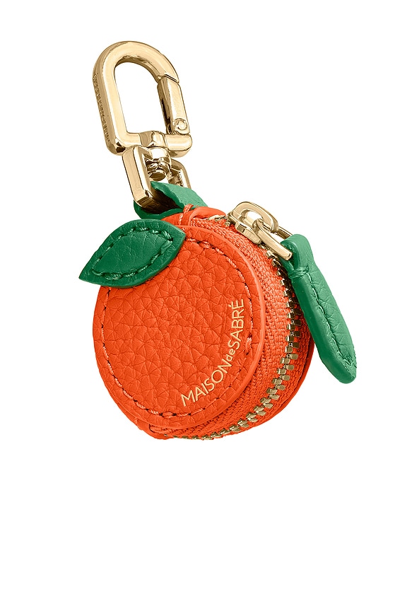 view 2 of 6 Sabrémoji Fruit Charm in Orange Charm