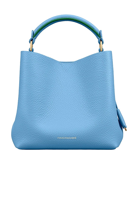 view 1 of 7 BOLSO HEBILLA in Sky Emerald