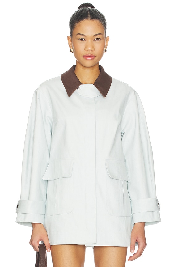 view 2 of 5 Cargo Barn Jacket in Light Denim