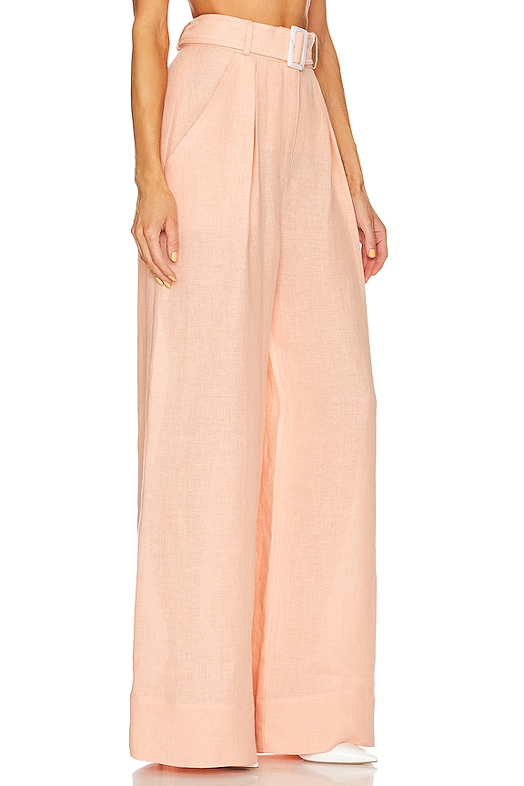 view 2 of 4 PANTALON LARGE in Peach