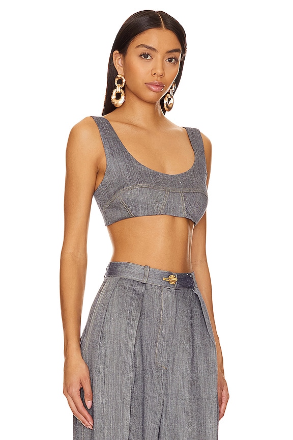 view 2 of 4 SUJETADOR TOP in Denim