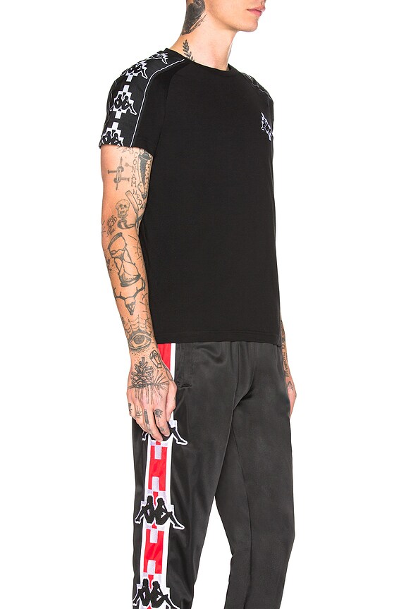 view 2 of 4 KAPPA 티셔츠 in Black & White