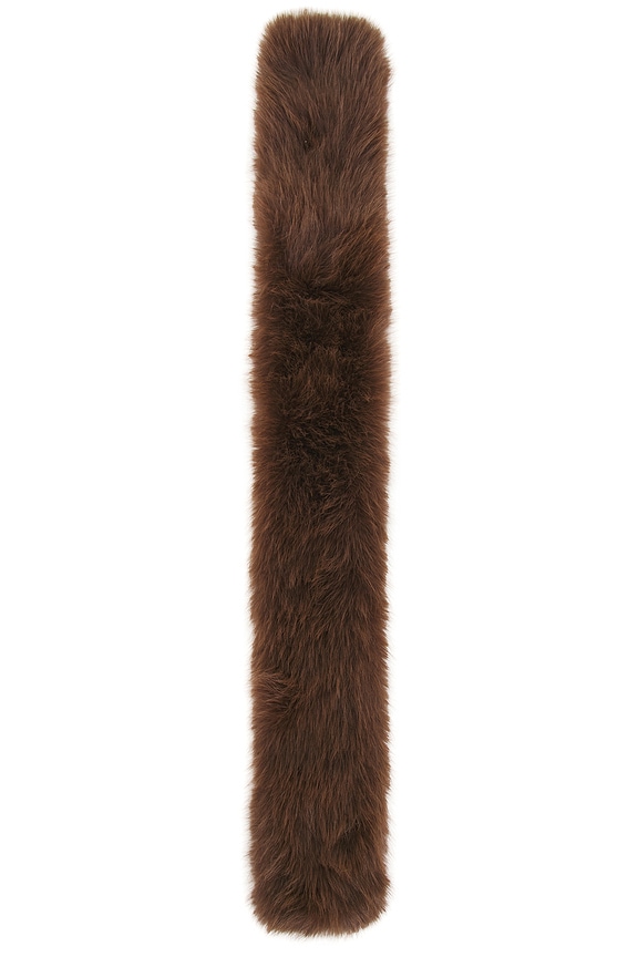 view 2 of 2 Ria Muffler in Dark Brown