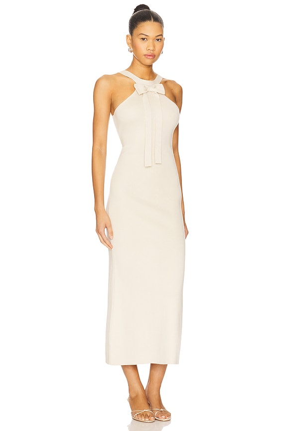 view 2 of 3 ТРИКОТАЖНОЕ ПЛАТЬЕ CLEMENTINE in Cream