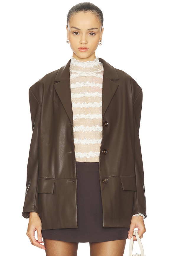 view 2 of 5 Brenda Jacket in Brown