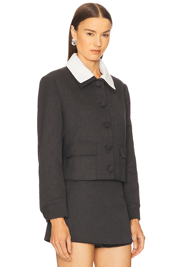 view 2 of 4 CHAQUETA GWEN in Charcoal