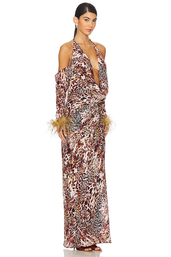 view 2 of 3 Elsa Dress in Leopard Print