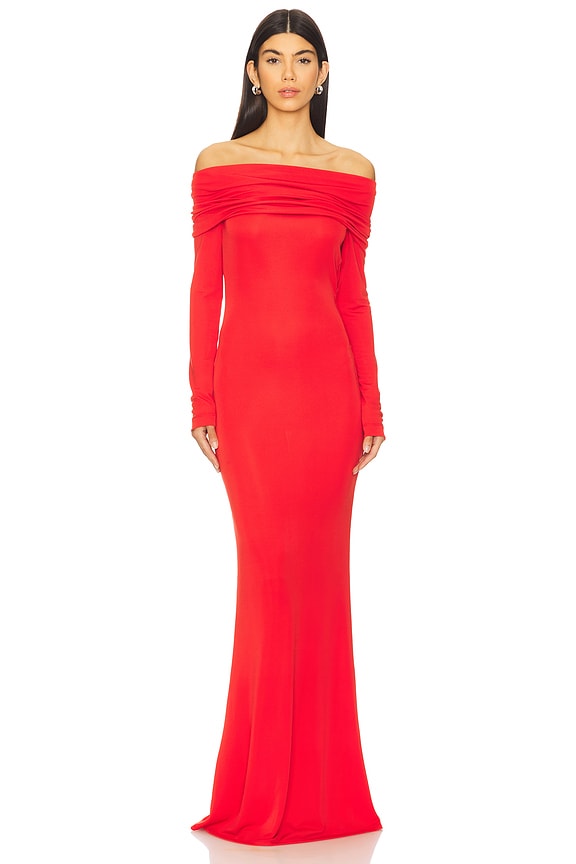 view 2 of 5 ROBE POPPY in Red