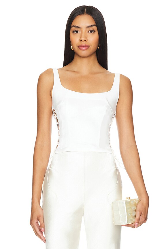 view 2 of 5 Devon Top in Ivory