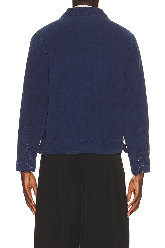 view 2 of 5 Button Ban Jacket in Royal Fade