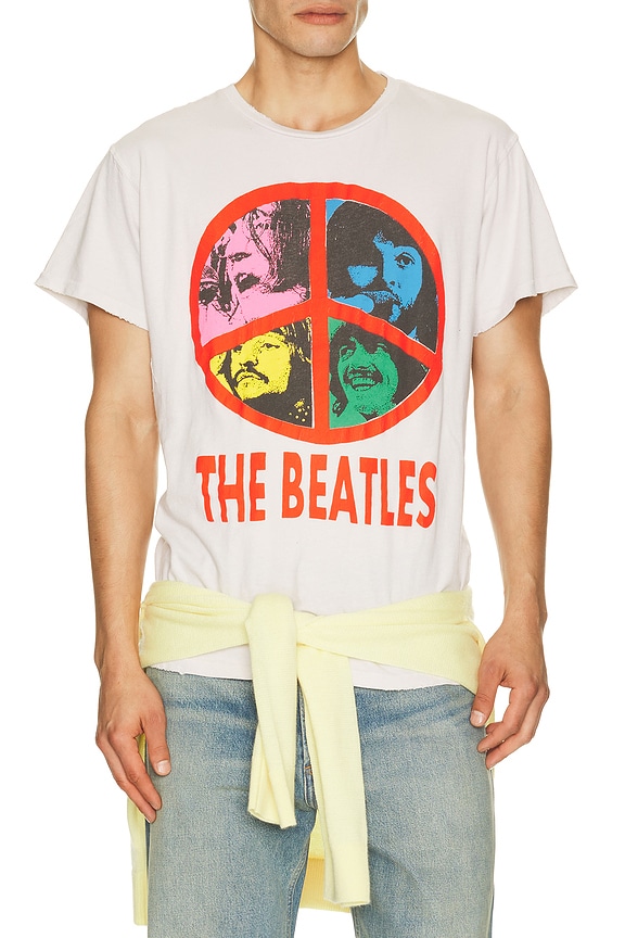view 1 of 4 T-SHIRT BEATLES in Vintage White