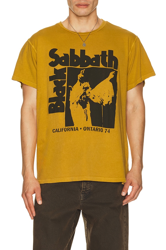 view 1 of 4 T-SHIRT BLACK SABBATH in Mustard