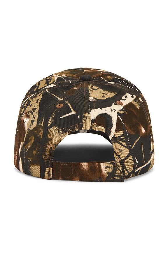 view 2 of 2 Metal Logo 5-Panel Hat in Real Leaf Camo
