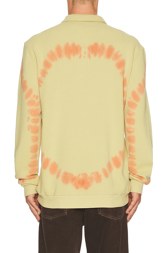 view 2 of 5 Mini Metal Logo Thermal Polo in Slime