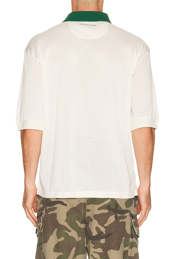view 2 of 4 Quarter Zip Jersey Polo in Natural