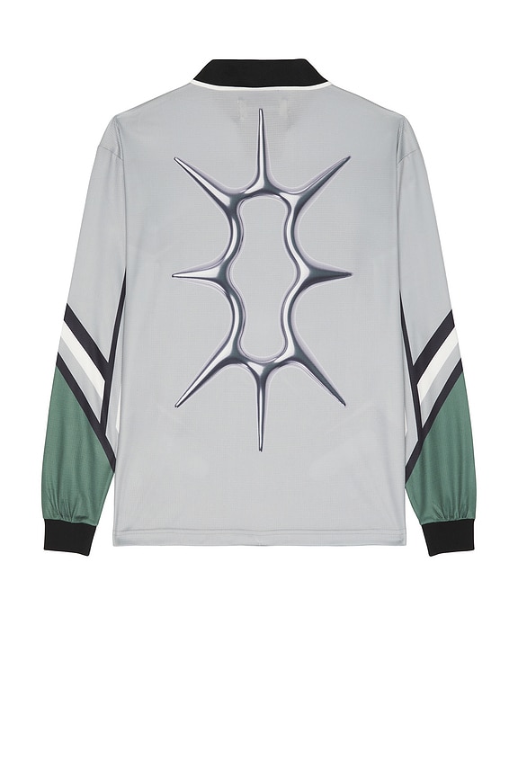 view 2 of 4 X-Games Long sleeve Jersey in Steel & Moss