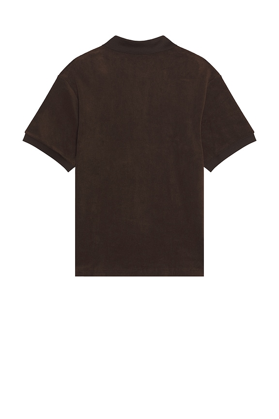 view 2 of 5 Medieval Terry Polo in Dark Chocolate