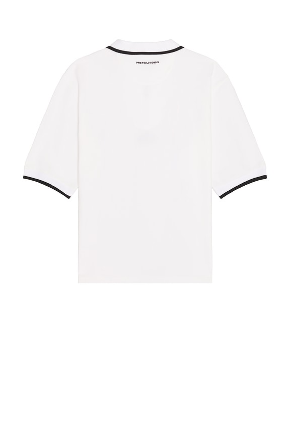 view 2 of 4 WORLD CLASS 지퍼 폴로 in White