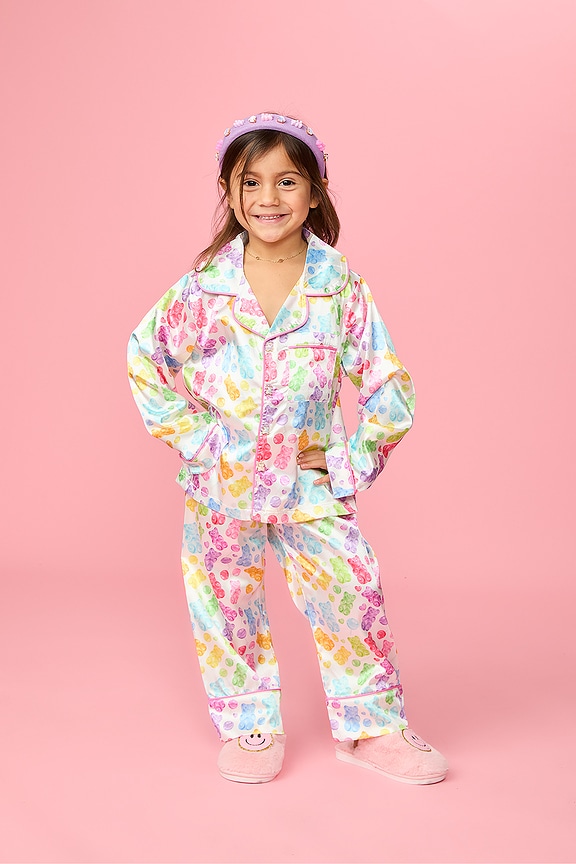 view 2 of 2 Kids Candy Bears Silky Set in Multi