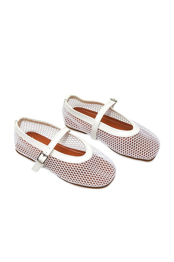view 1 of 2 Lala Mesh Shoes in White