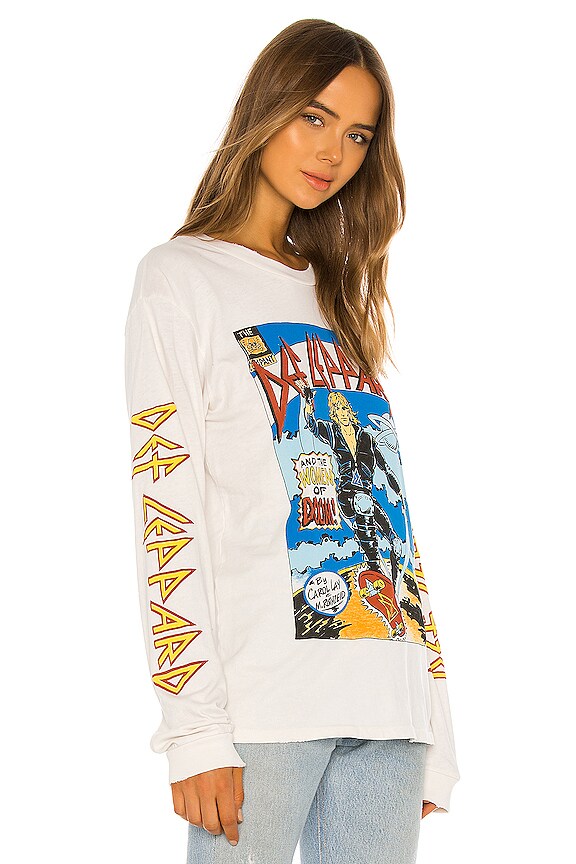 view 2 of 4 T-SHIRT GRAPHIQUE DEF LEPPARD in Off White