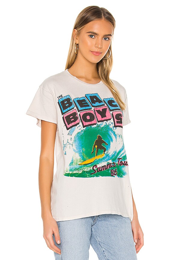 view 2 of 4 Beach Boys Summer Tour '86 Tee in Off White
