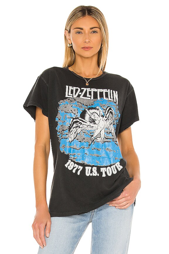 view 2 of 5 Led Zeppelin Tee in Coal
