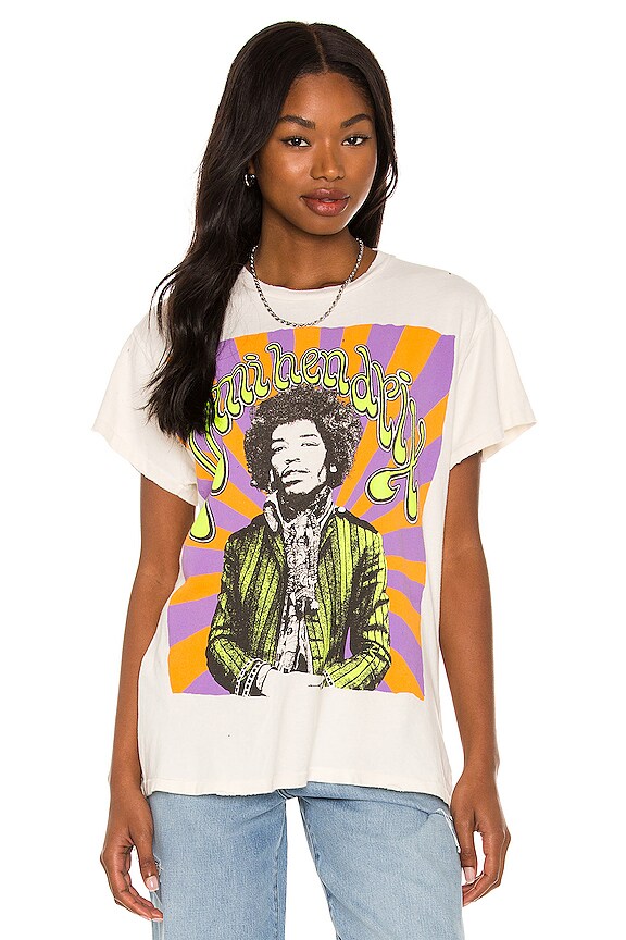 view 2 of 5 Jimi Hendrix Tee in White