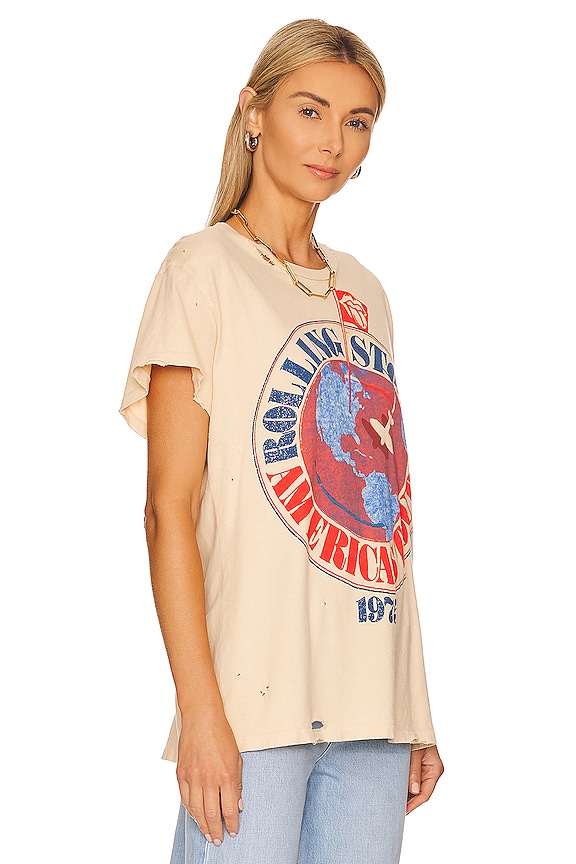 view 2 of 4 T-SHIRT THE ROLLING STONES DESTRUCTED in Sunbleach