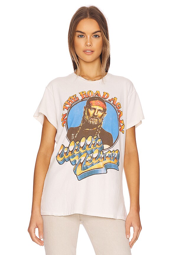 view 2 of 6 T-SHIRT WILLIE NELSON in Vintage White