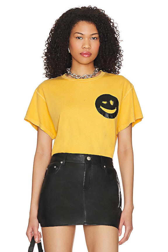 view 2 of 5 HAPPY-GO-LUCKY 티셔츠 in Lemon