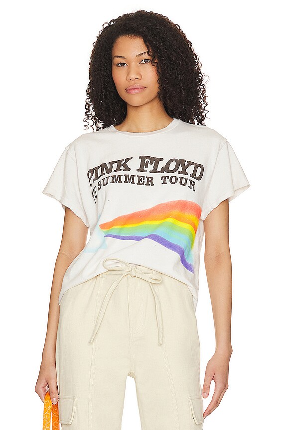 Madeworn Pink Floyd 1977 Airbrushed Tee in Vintage White | REVOLVE