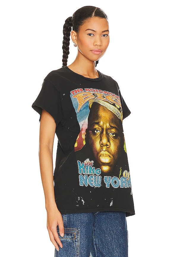view 2 of 4 NOTORIOUS BIG クラシッククルーTシャツ in Coal Pigment