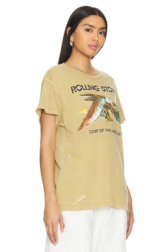 view 2 of 4 Rolling Stones 1975 Tee in Sand